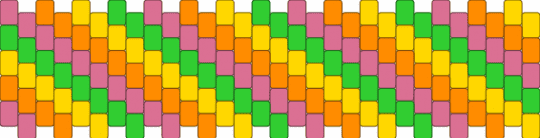 Candy colored cuff - pink,orange,yellow,green
