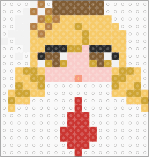 Mami Tomoe pmmm hanging keychain - yellow,pmmm,madoka magica,mami tomoe,red,magical girl
