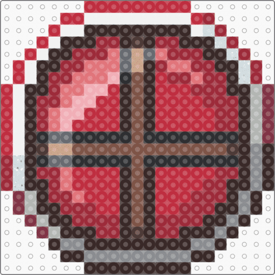 alastor themed coaster - brown,red,cotdkitchen,hazbin hotel,alastor,coaster