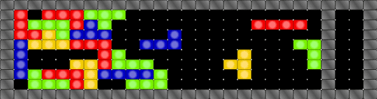 tetris - black,red,green,cotdarcade