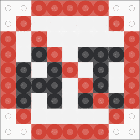 X AI - red, white