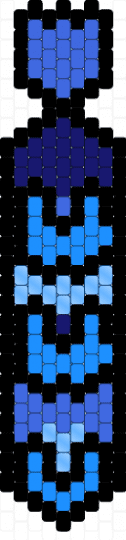 four tie - black,blue,light blue