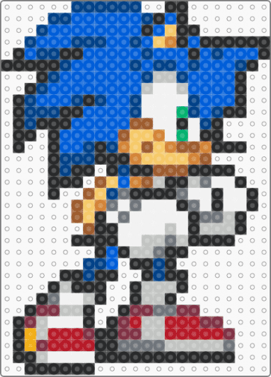 sonic the hedgehog - blue,beige,sonic,sonic the hedgehog,video games,hedgehog,sprite,pixel art,animal,ogilve
