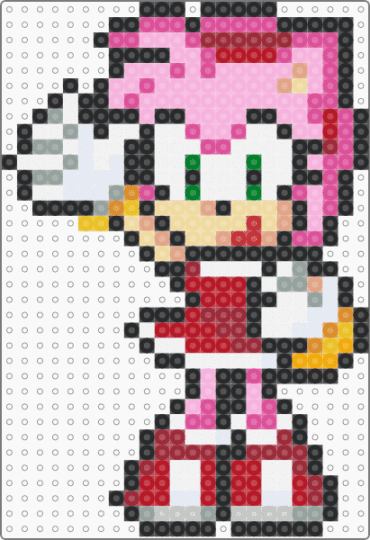 Amy Rose - pink,red,beige,sonic,amy rose,amy,sonic the hedgehog,hedgehog,sonic character,video game,animal