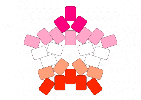 Lesbian flag - pink