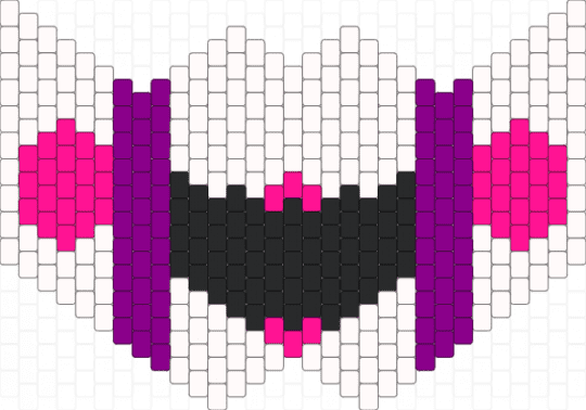 Puppet mask - white,pink