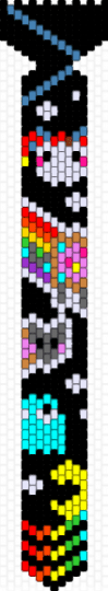 tie v2 - black,red,pink,orange,gray,colorful