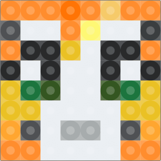 Tiny stampylongnose - yellow,orange