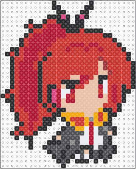 Chibi CUL Vocaloid Perler - vocaloid,music