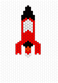 Rocket SRP24 - rocket,space ship,embark,cosmic,journey,thrill,exploration,red