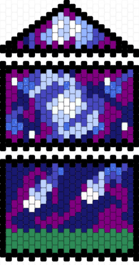 Space Bag - purple,pink