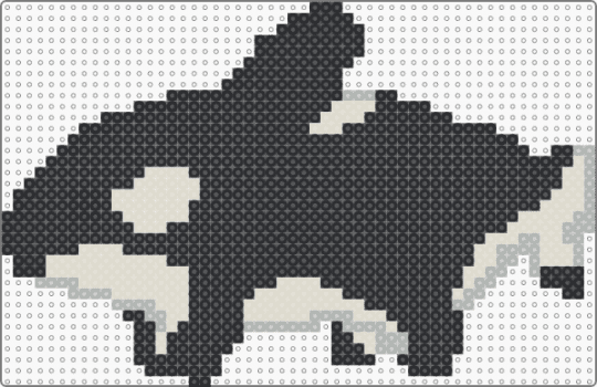 Orca dog thing - black,orca