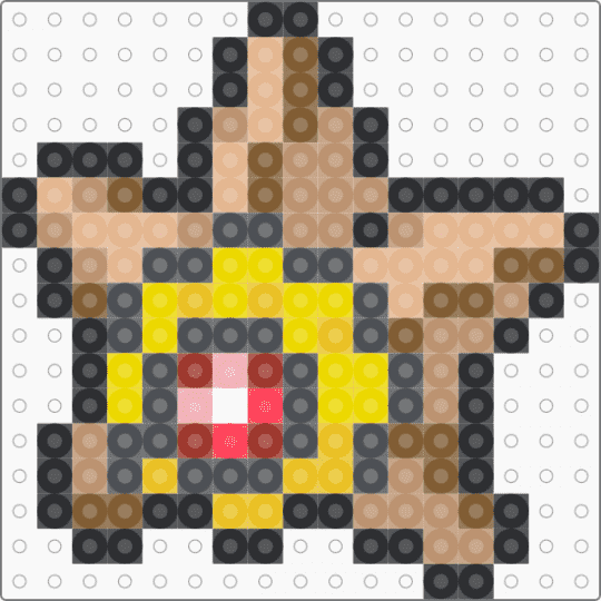 Staryu - gray,yellow,beige