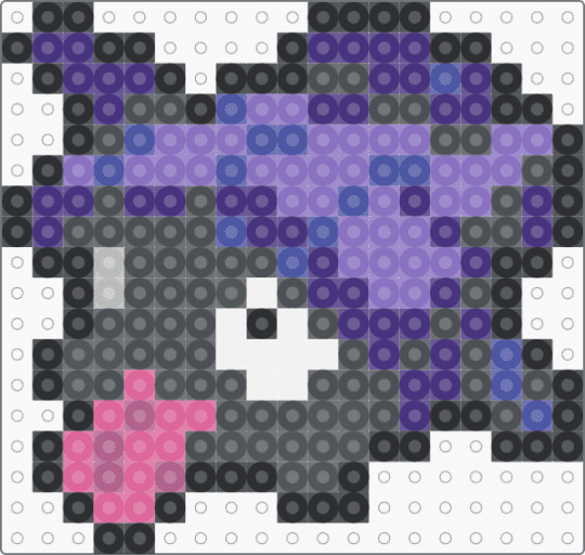 Shellder F - gray,purple,blue