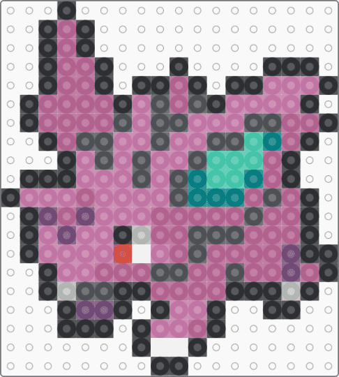 Nidoran F - gray,pink