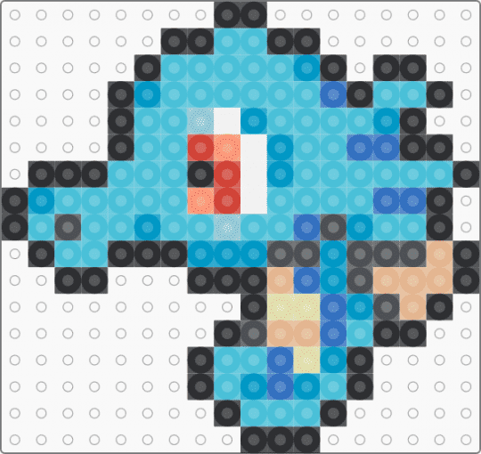Horsea F - light blue
