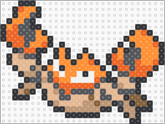 Krabby F - gray,beige,orange