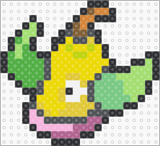 Weepinbell F - gray,yellow,green