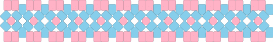 rotator base - pink,light blue,rotator,cuff,pastel