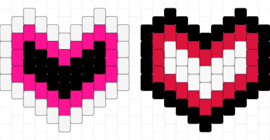 Re-design of husk and angel charms! - pink,red