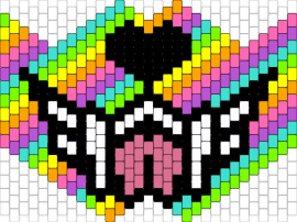 Rainbow Muzzle - muzzle,furry,mask,pastel,soft tones,unique style,expression,masterpiece,blending