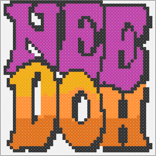 Needoh themed ladder stich Pony Bead Pattern - Kandi Pad | Kandi ...