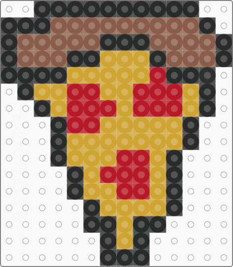 Pizza Fuse Bead Patterns - Gallery - Kandi Pad | Kandi Patterns, Fuse ...