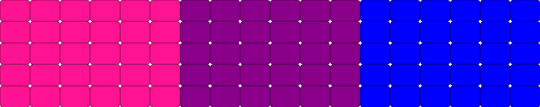 Bi ladder stitch cuff :3 - pink,purple