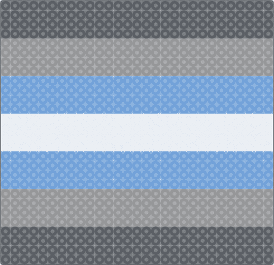 Demiboy Flag! - gray,light blue