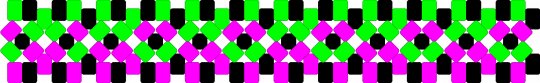 Just a random x-base :P - black, green, pink, xbase cuff