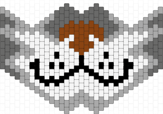 Grey cat mask remix - gray,beige