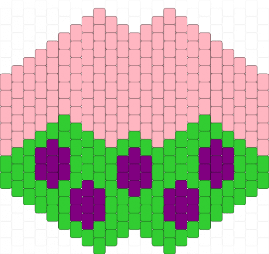 Patrick Star mask - green, pink