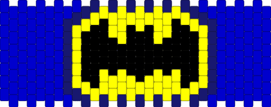 Batman cuff - purple,yellow,cuff,batman,dc