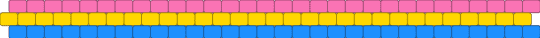Pan pride Cuff!!!! - yellow,pink,light blue