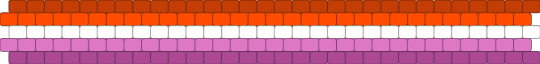 Lesbian Pride Cuff! - pink