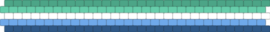 Gay Pride Cuff! - teal