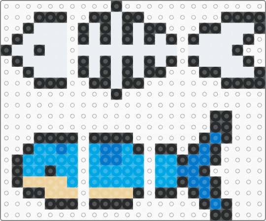 Fishes V2 - white,light blue