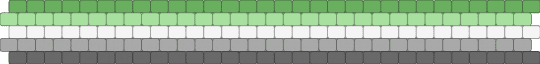 Aromatic Pride cuff! - gray,beige,teal,green