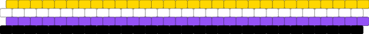 Nonbinary flag cuff!!! - yellow,purple