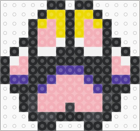 Non binary enby paw - black,beige