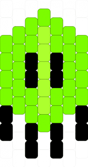 Leafy charm! - green,black,bfdi,leafy,charm
