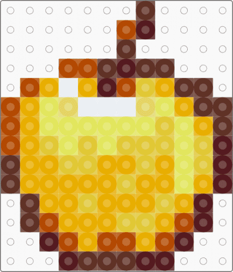 Golden Apple - brown,orange,yellow,minecraft,golden apple
