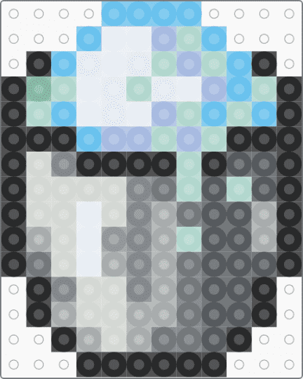. - minecraft,gaming,video game,light blue,gray