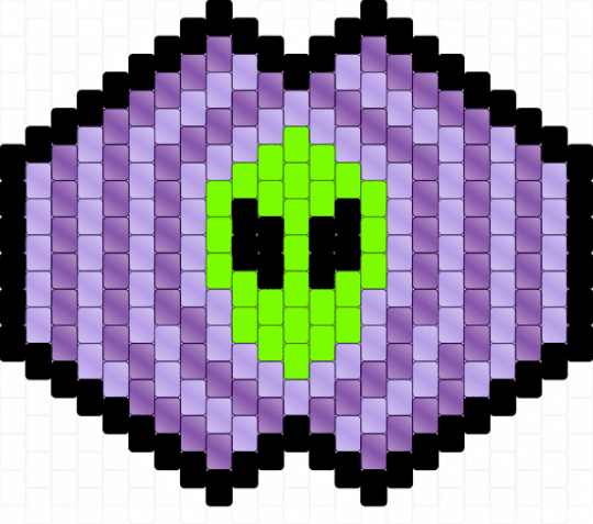 Alien mask - purple