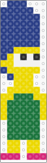 marge simpson - blue, green, yellow