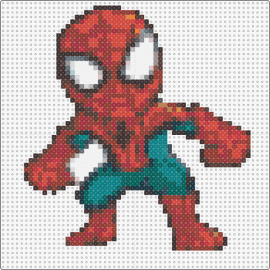 Spider man chibi - spider man,chibi,marvel,superhero,action,fun-sized,iconic,comic,characters,fans