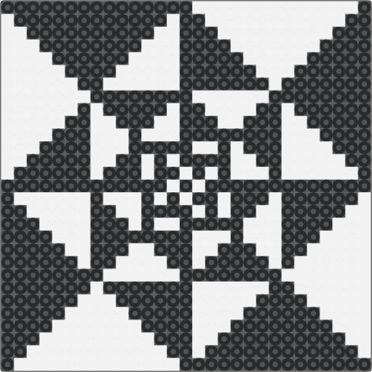 Tally Hall Fuse Bead Panel - black,white,tallyhall,tally hall,fusebead,fuse bead,kandi,panel,simple