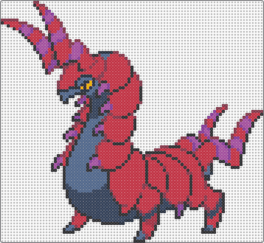 Scolipede Sprite Gen 5 - red,scolipede,gen 5,beetle