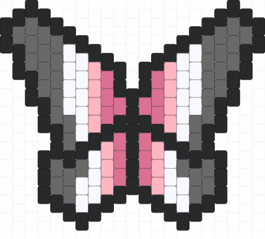 Demigirl butterfly X3 - pink,gray,demigirl,lgbt,lgbtq,dont hate me,notrequested,taking requests