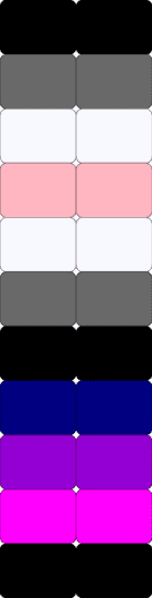 Demigirl Bi Accessory - gray,pink,purple